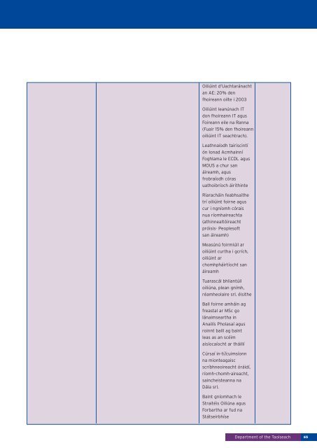 strategy statement - Department of Taoiseach