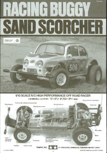 Bauanleitung TAMIYA Sand Scorcher Bausatz 58452