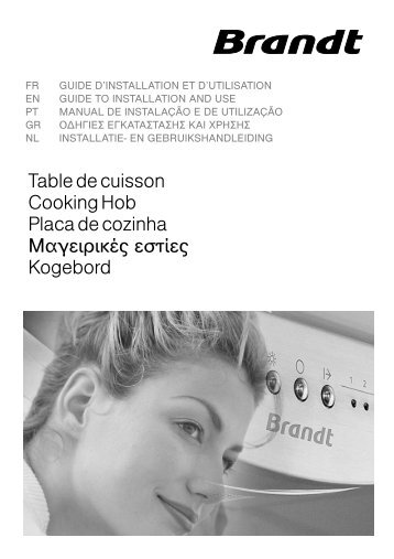 Table de cuisson Cooking Hob Placa de cozinha ... - Brandt Belgium