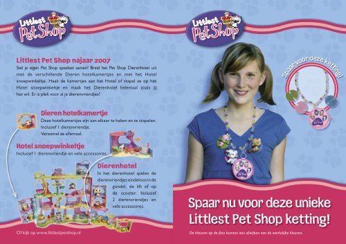 Spaar nu voor deze unieke Littlest Pet Shop ketting! - Hasbro