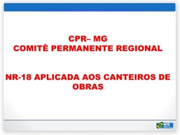 1.2 Slides Palestra CPR-MG - Elevadores - sicepot-mg