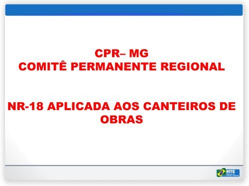 1.2 Slides Palestra CPR-MG - Elevadores - sicepot-mg