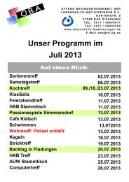 13.07.2013 - Lebenshilfe Bad Kissingen