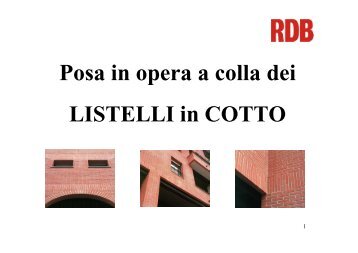 Posa in opera a colla dei - Rdb