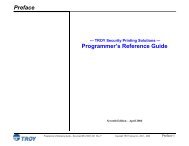 PCL Programmer's Reference Guide - Troy Group, Inc.