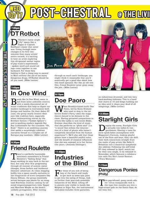 CMJ 2012 Issue! - The Deli