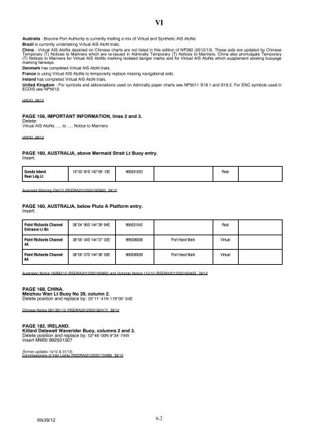 Admiralty Lists of Radio Signals - The Tyneside Nautical Charts ...