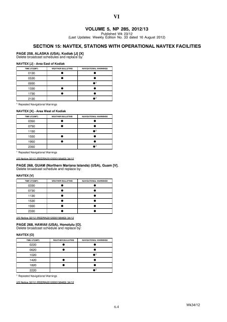 Admiralty Lists of Radio Signals - The Tyneside Nautical Charts ...