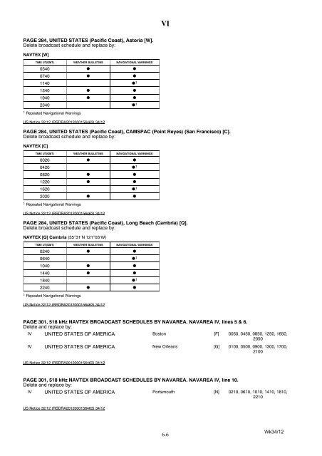 Admiralty Lists of Radio Signals - The Tyneside Nautical Charts ...