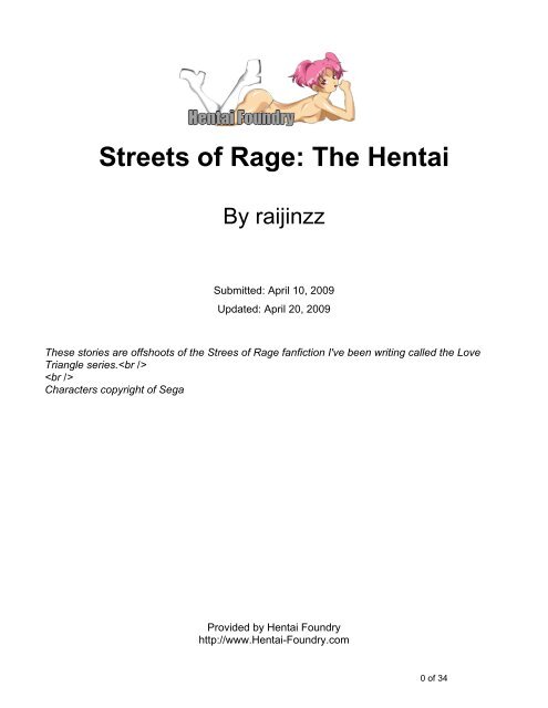 Streets of Rage: The Hentai - Streets of Rage Online
