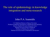 The role of epidemiology in knowledge integration and meta