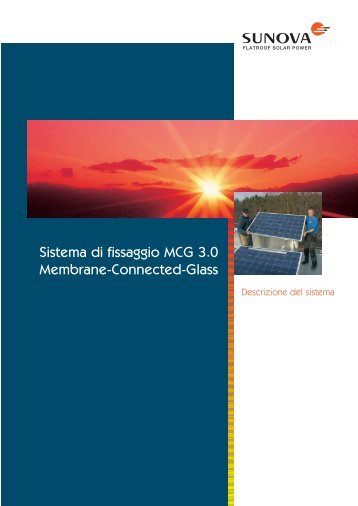 Descrizione del sistema di fissaggio MCG 3.0 - Sunova