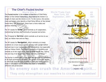retirement ceremony program templates