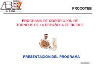 procoteb - Asociación Española de Bridge