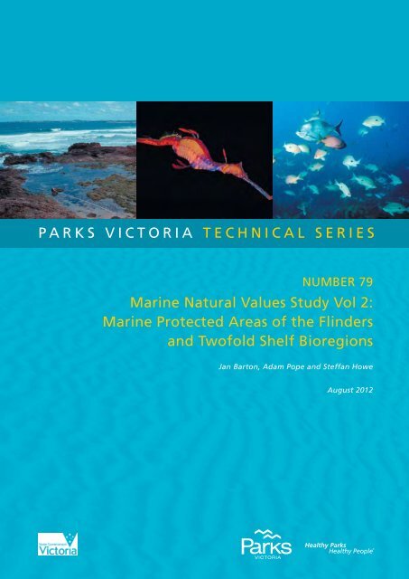 parks victoria technical series marine natural values study vol 2 ...