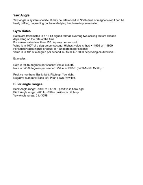 MGL EFIS data feed documentation - MGL Avionics