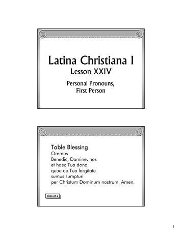 Latina Christiana I - Memoria Press