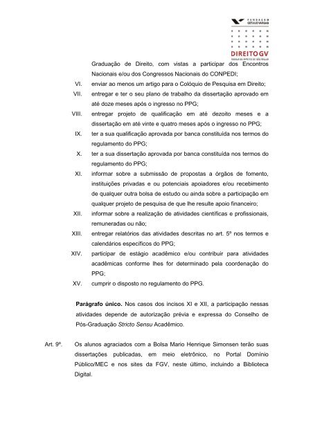 regulamento da bolsa mario henrique simonsen - Processos ...