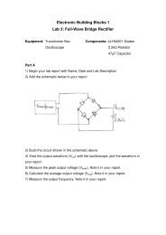 Electronic Building Blocks 1 Lab 3: Full-Wave Bridge ... - gmitWEB