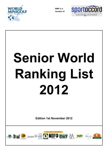 Weltrangliste der Senioren - des BGC Wien