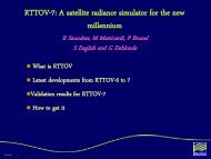 rttov-5 rttov-7 - University of Wisconsin-Madison