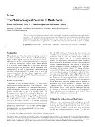 The Pharmacological Potential of Mushrooms - GFVS