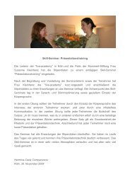 Zum Bericht (PDF) - Mummert-Stiftung