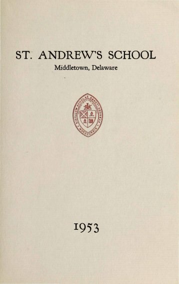 ST: ANDREW,S SCHOOL - Saint Andrew's School Archive