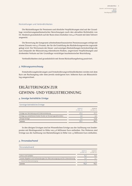 Jahresabschluss der DOUGLAS HOLDING AG