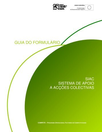 GUIA DO FORMULÁRIO - Compete - QREN