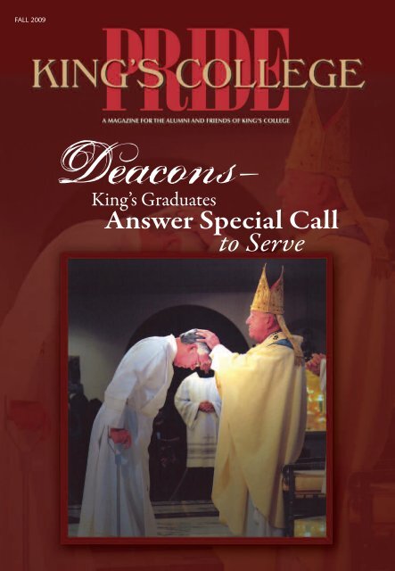 Answer Special Call to Serve - King's College