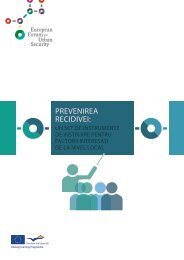 PREVENIREA RECIDIVEI: - Stop Reoffending