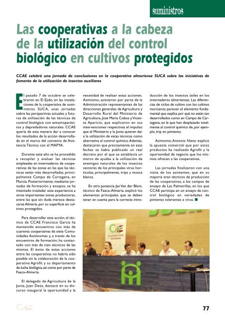 Primer Salón de Bodegas Cooperativas - Cooperativas Agro ...