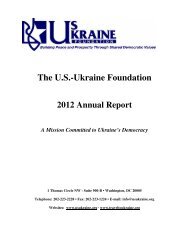 2012 - US-Ukraine Foundation