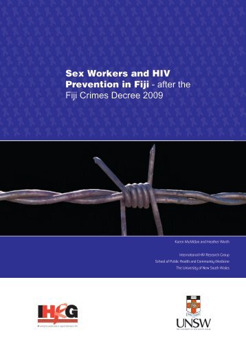 Sex Workers and HIV Prevention in Fiji - after the Fiji Crimes Decree ...