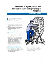 GuÃ­a sobre la ley que protege a los trabajadores agrÃ­colas ...