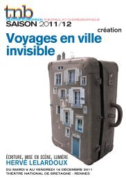 Voyages en ville invisible - TNB
