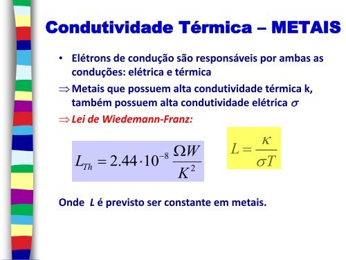 Aula 4 - Propriedades Termicas - Sistemas