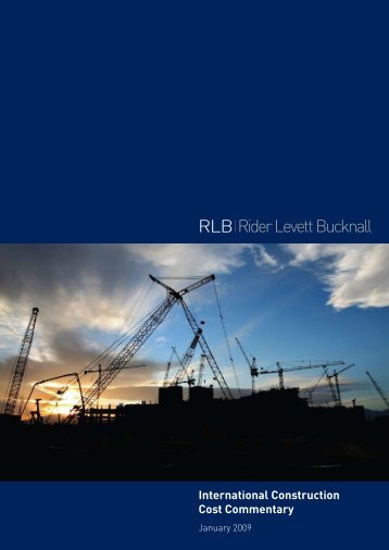 International Construction Cost Commentary - Rider Levett Bucknall