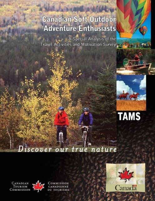 Canadian Soft Outdoor Adventure Enthusiasts - Canadian Tourism ...