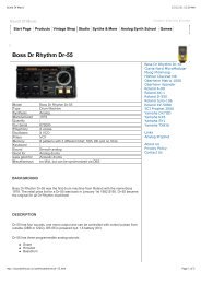 Boss Dr Rhythm Dr-55.pdf - Sound Of Music