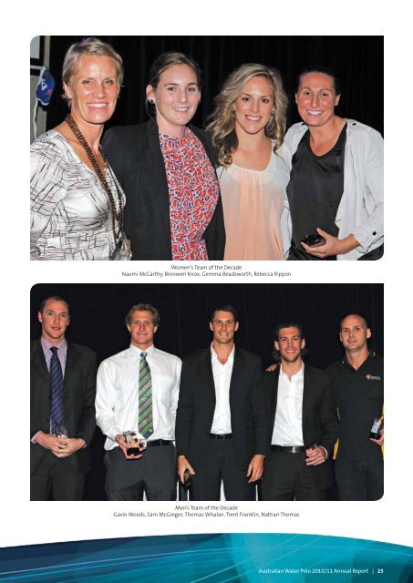 Annual Report 2010/11 - Australian Water Polo Inc