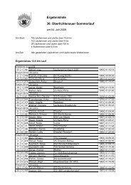 Ergebnisheft 2009 (pdf-File) - Sportgemeinschaft Oberlichtenau eV