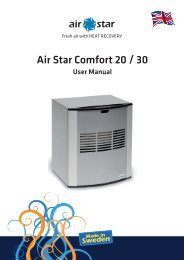 Air Star Comfort 20 / 30 - Air Star AB