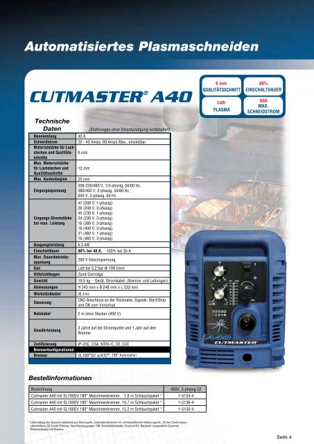 cutmaster® a60