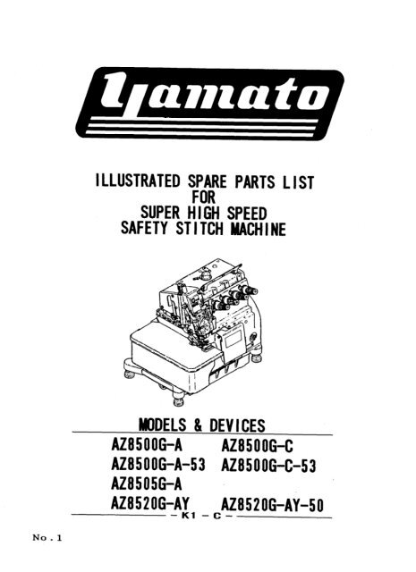 AZ8500 Series - Universal Sewing Supply
