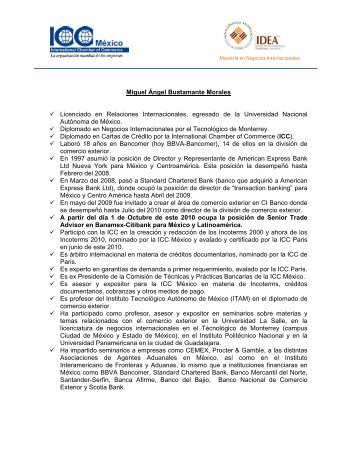 Curriculum Miguel Angel Bustamante Morales.pdf - ICC MÃ©xico