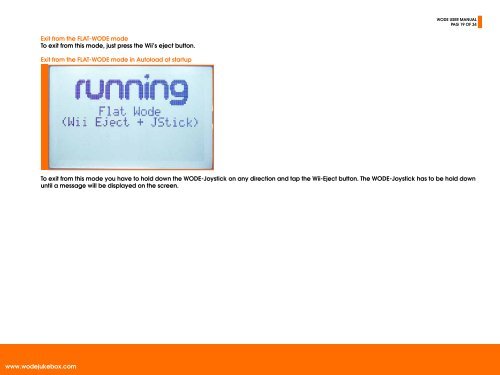 USER ManUal - Wode Jukebox - WODE Wii Optical Drive Emulator ...