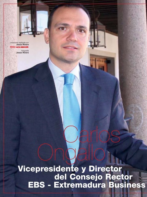Carlos Ongallo - Revista DINTEL Alta DirecciÃ³n