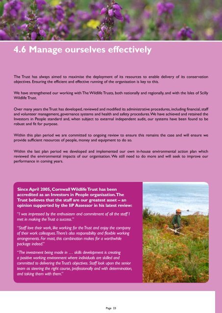 2. Cornwall Wildlife Trust - an overview
